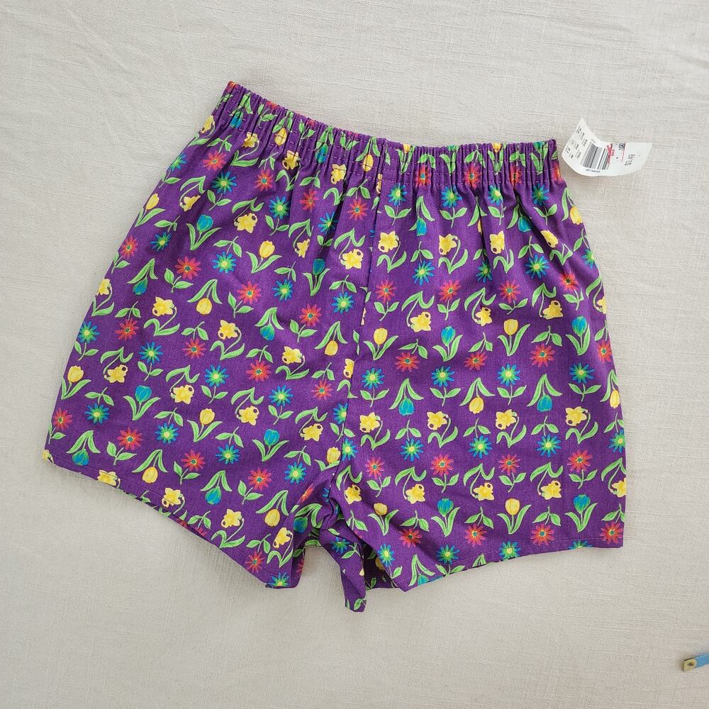 Vintage Deadstock Floral Shorts kids 10-12
